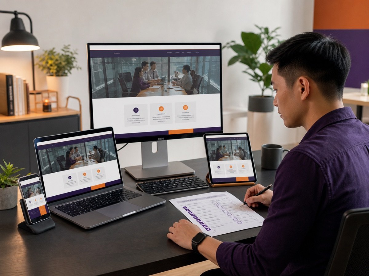 Website Development: Performance, accessibility, form, link, and device QA